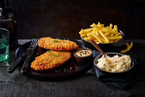 Schnitzel menu