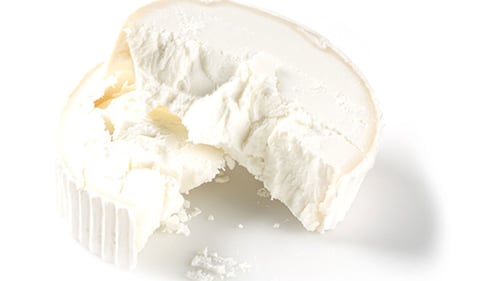 dafür Ziegenkäse