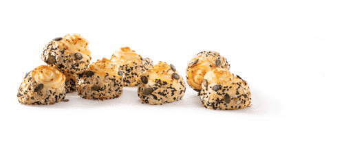 8 Stk. Mehrkornbrötchen mit Simply V Reibegenuss gefüllt 8 Stk. Mehrkornbrötchen mit Simply V Reibegenuss gefüllt