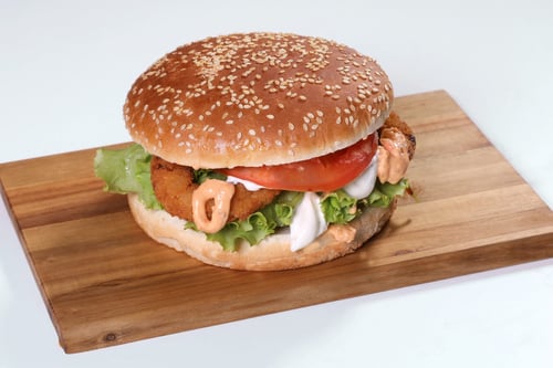 Crispy-Onion Burger medium (125g)