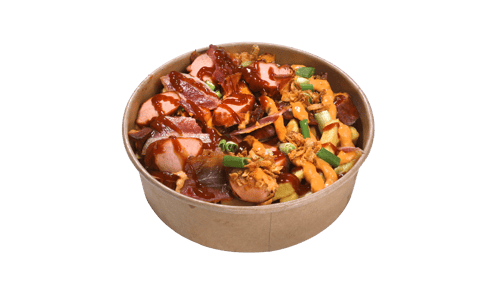 German Bowl kl. (Currywurst)
