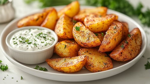 Potato Wedges small + Sour Cream