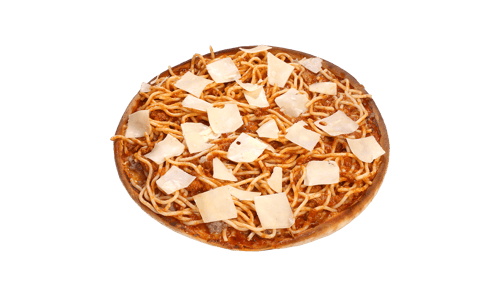 Pizza Spaghetti Bolognese classic 