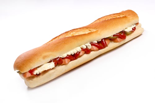 Baguette Crazy Dog halb