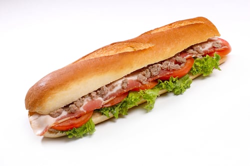 Baguette Hot Beef halb