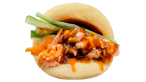 Grilled Salmon Bao