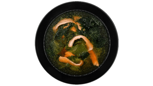 Miso Suppe mit Lachs