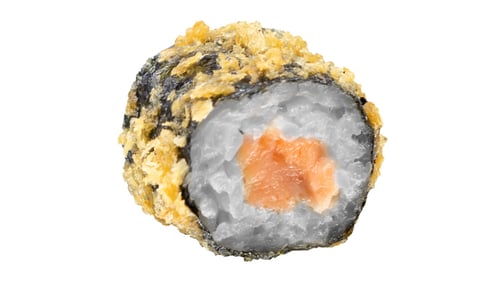 Fried Sake Maki (8 Stück, kalt)