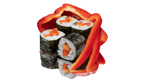 Paprika Maki (4 Stück)