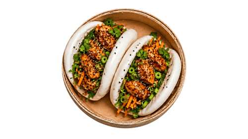 Creamy Sriracha Bao Buns (2 Stück)