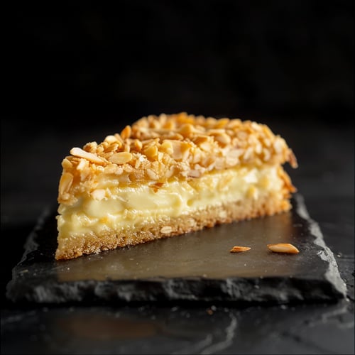 Mandel-Bienenstich Kuchen