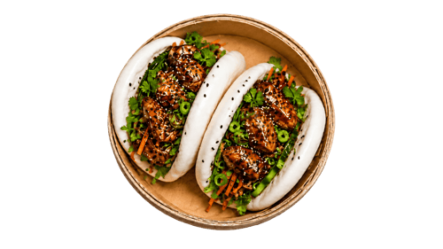 Soy Garlic Bao Buns (2 Stück)