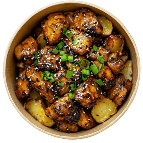 Soy Garlic Chicken Potatos