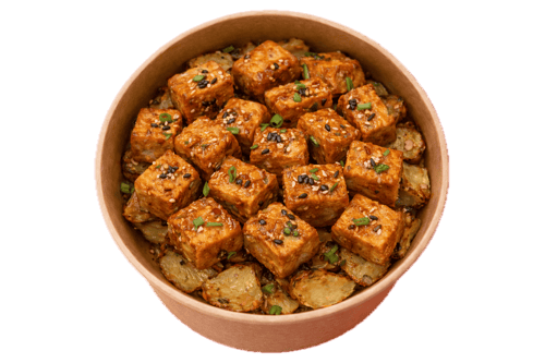 Potato x Crispy Tofu