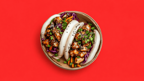 Creamy Sriracha Bao Buns (2 Stück)