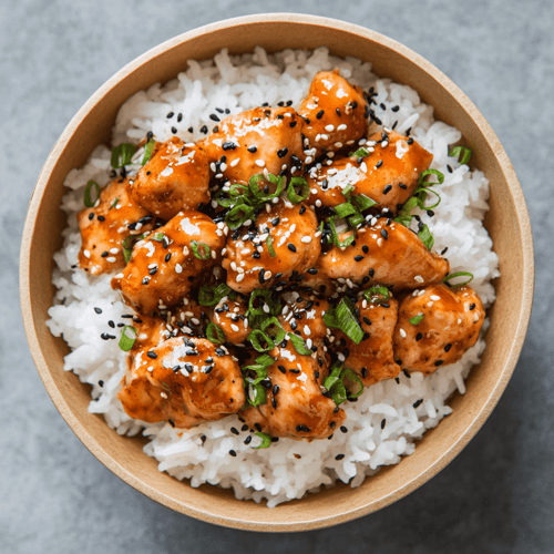 Spicy Gochujang Chicken Rice