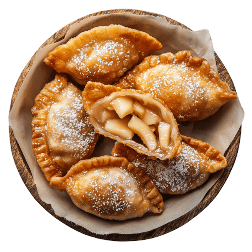 Fried Apple Gyoza Bites