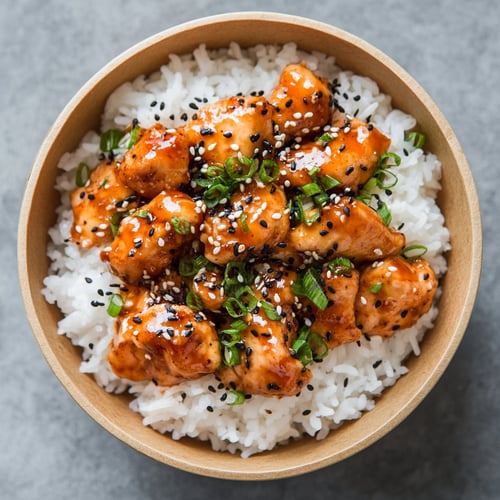 Spicy Gochujang Chicken Rice