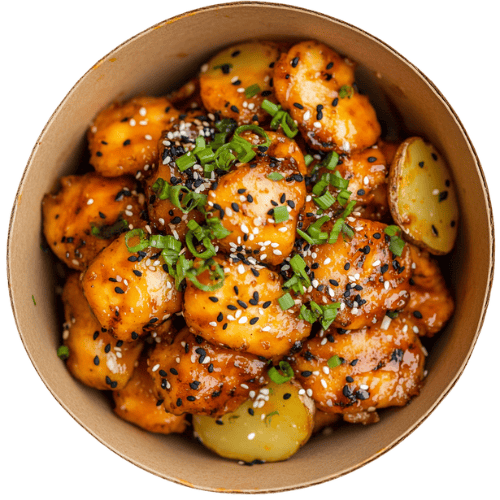 Orange Chicken Potatos