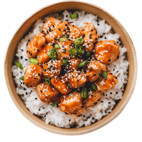 Orange Chicken Rice