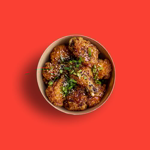 Fried Chicken Wings (6 Stück)