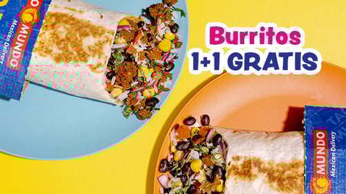 1 + 1 Burrito Gratis