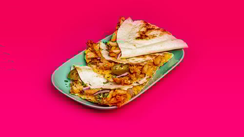 Quesadilla Grilled Spicy Veggie Chicken