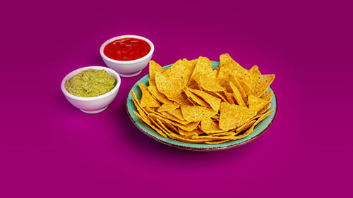 Nachos with Salsas