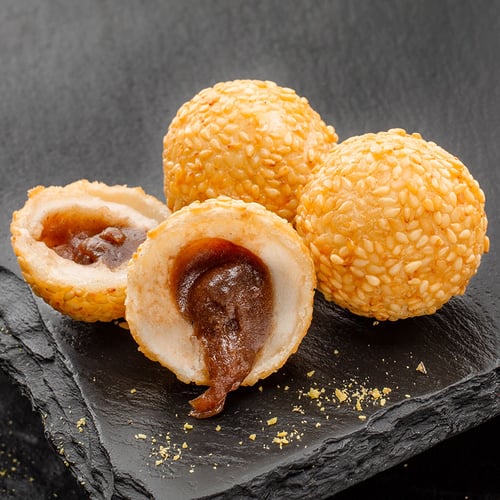 Sweet Sesame Crunch Balls