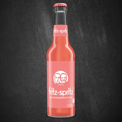152 FritzSpritz Bio Rhababer 0,33l