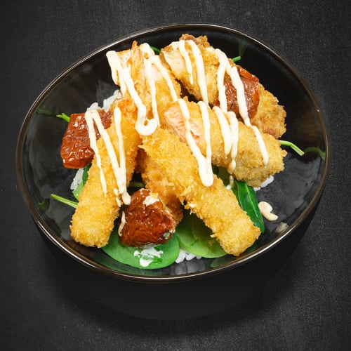 123 Tempura Mix Deluxe Bowl 