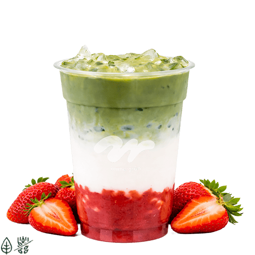 Iced Sweet Strawberry Matcha (0,5l)