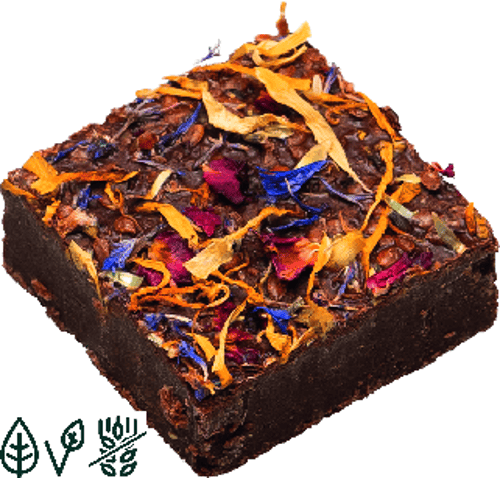 Brownie Schokoblume