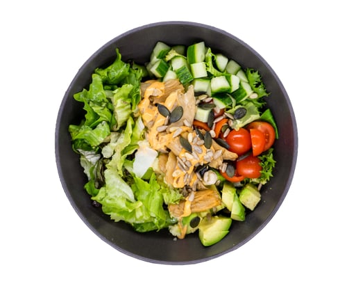 Kampagne Avocado No-Chicken Salat