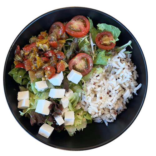 Snackbowl Wilde Ziege mit  Reis