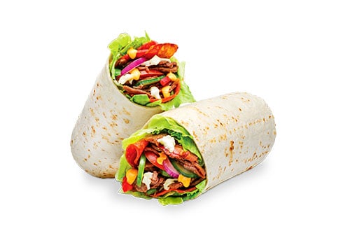Spicy Steak & Bacon Wrap