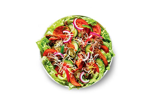 Spicy Steak & Bacon Salade