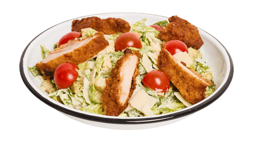 Caesar Salad groß mit Crispy Chicken
