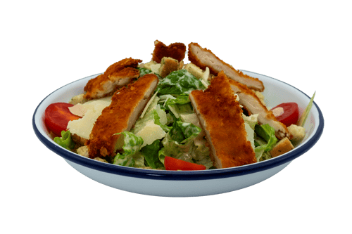 Caesar Salad groß mit Crispy Chicken