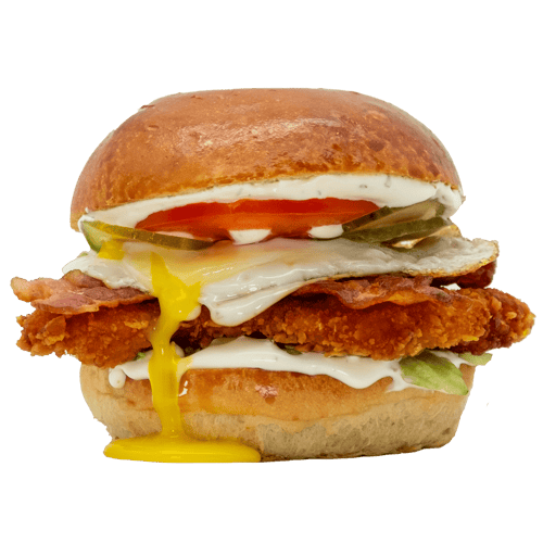 Double Chicken Clubhouse Burger