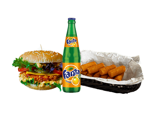 Crispy Chicken Burger Menü