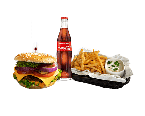 Cheese Burger Menü