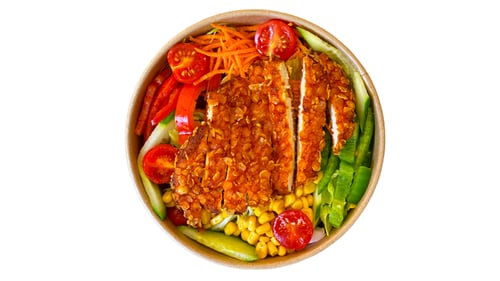 Crunchy Chicken Salat