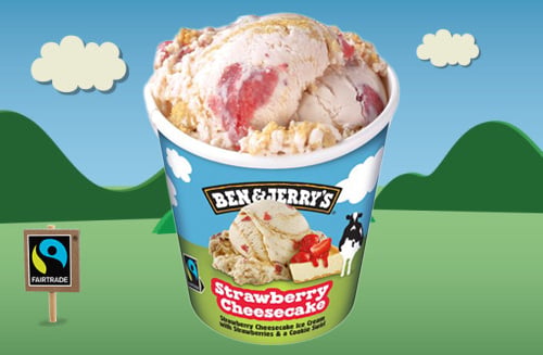 Ben & Jerry's Strawberry Cheesecake (500ml)