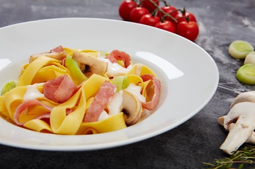 Pasta Schinken-Sahne