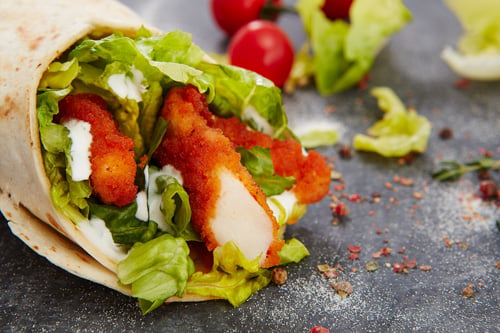 Hot Chicken Wrap