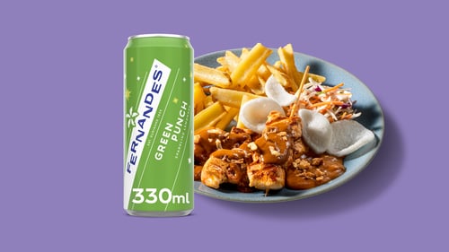Saté menu + Frisdrank naar keuze 