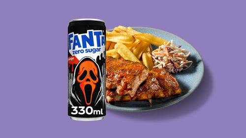 Spareribs menu + Frisdrank naar keuze 