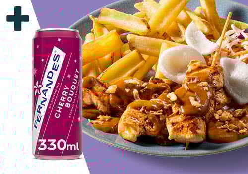 Satémenu + Frisdrank naar keuze