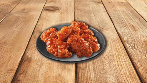 Seoul Chicken Star mit BBQ Sauce